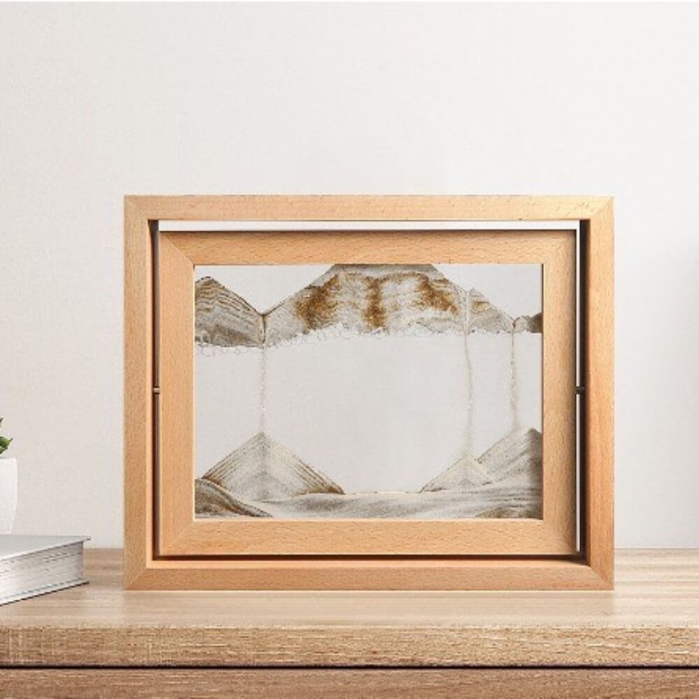 Kit de peinture sur sable en bois naturel - Décoration intérieure créative à faire soi-même pour les enfants