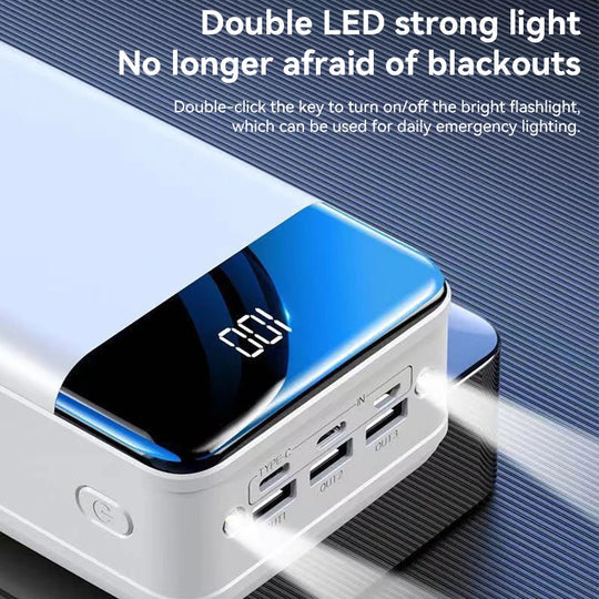 Voltaro Powerbank 50.000 mAh | Ultra-Schnellladen | Für Laptop, Tablet & Smartphone | Handlich & Extrem Leistungsstark