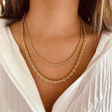 Alina - Rope Chain Necklace — designed to inspire your lifestyle. Alina - Rope Chain Necklace — designed to inspire your lifestyle.