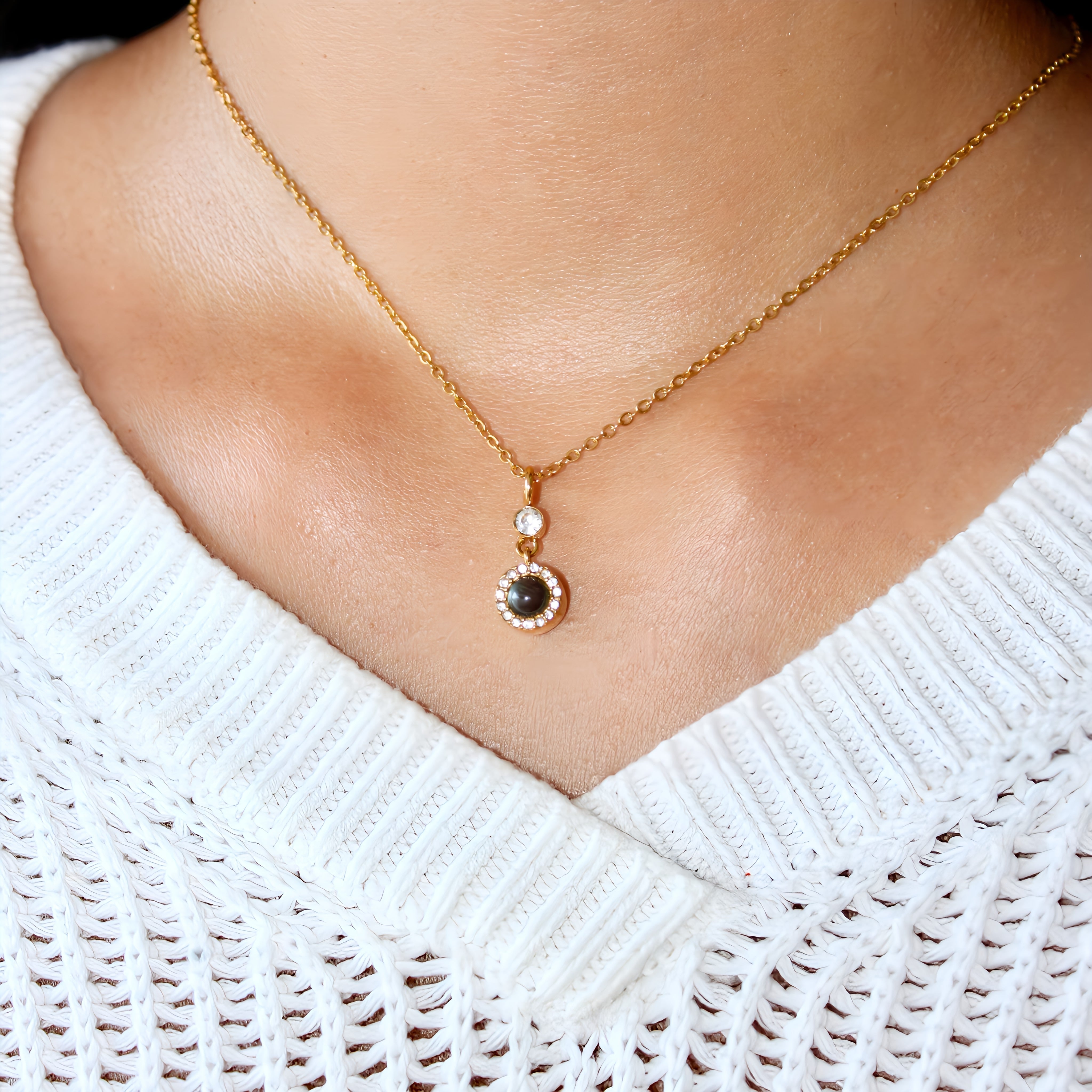 Globe Projection Charm Necklace — made with care and attention to detail. Globe Projection Charm Necklace — made with care and attention to detail.