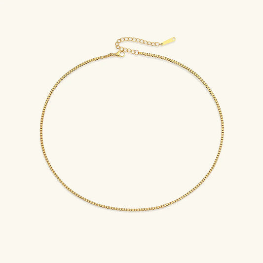 Jocelyn - Box Chain Necklace — crafted for everyday quality.