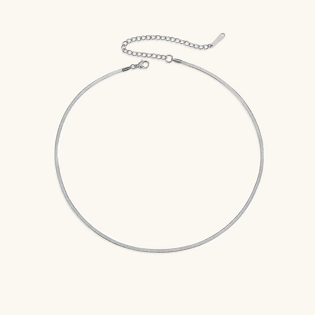 Flora - Bold Herringbone Necklace — bringing modern charm to your space. Flora - Bold Herringbone Necklace — bringing modern charm to your space.