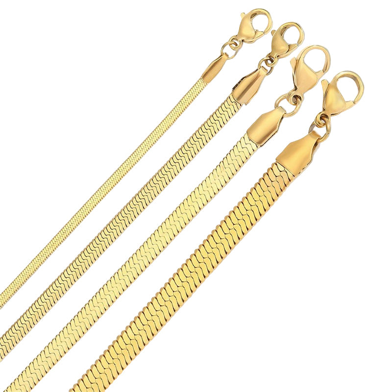 Flora - Bold Herringbone Necklace — bringing modern charm to your space. Flora - Bold Herringbone Necklace — bringing modern charm to your space.