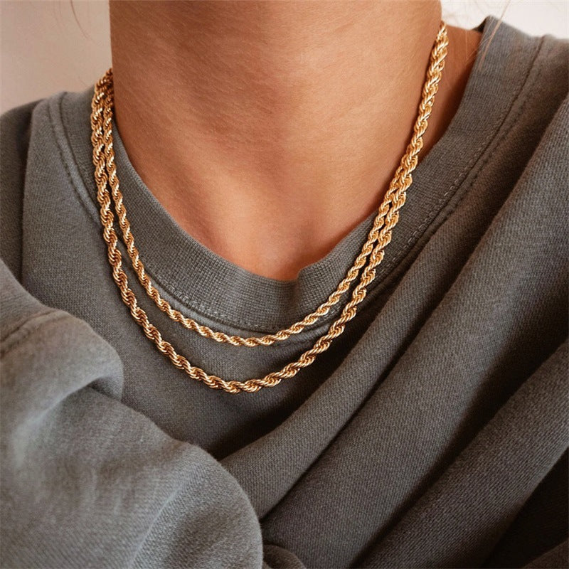 Alina - Rope Chain Necklace — designed to inspire your lifestyle. Alina - Rope Chain Necklace — designed to inspire your lifestyle.