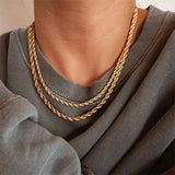 Alina - Rope Chain Necklace — designed to inspire your lifestyle. Alina - Rope Chain Necklace — designed to inspire your lifestyle.
