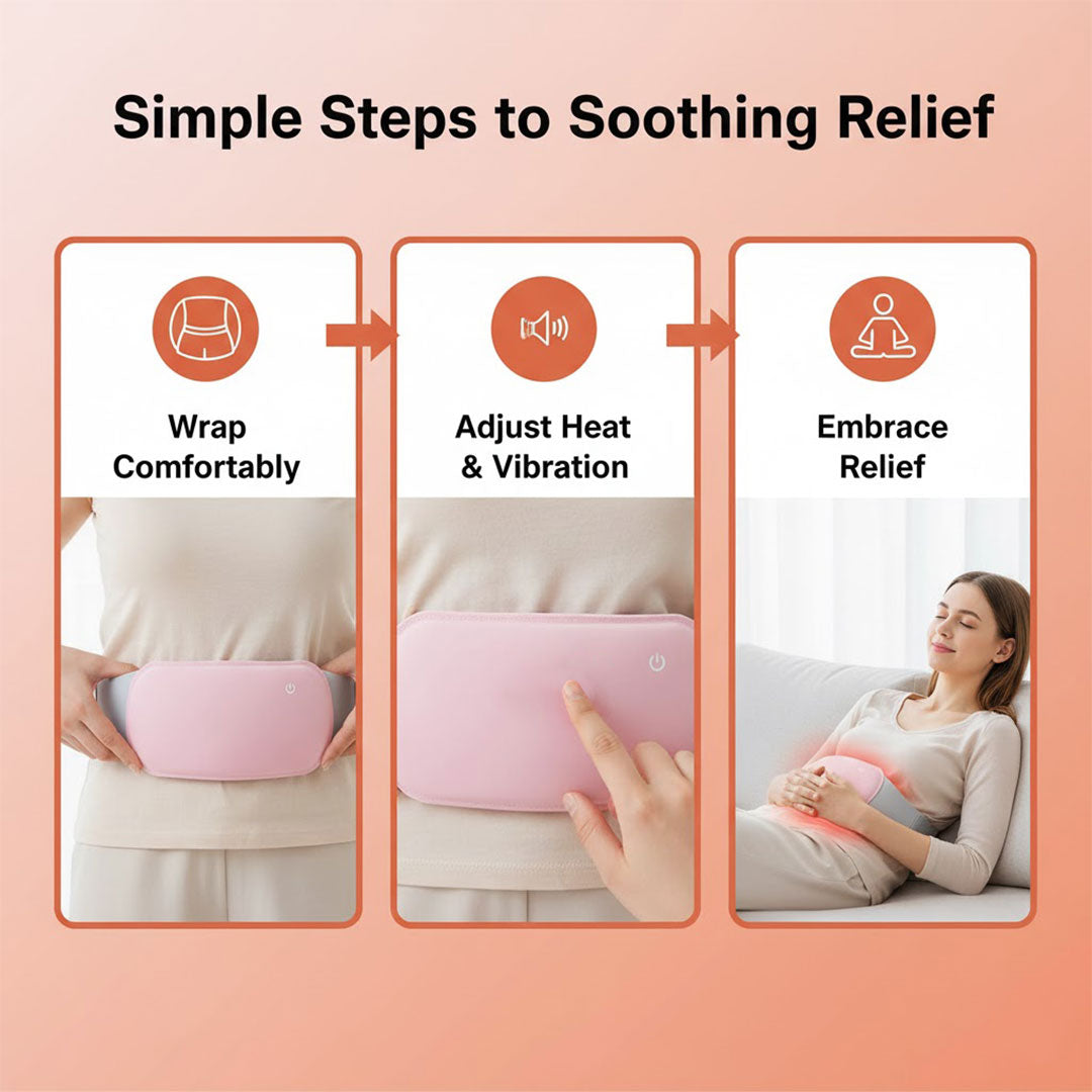 Menstruationsschmerzlinderungs-Pad - Heiztherapie - Waschbar
