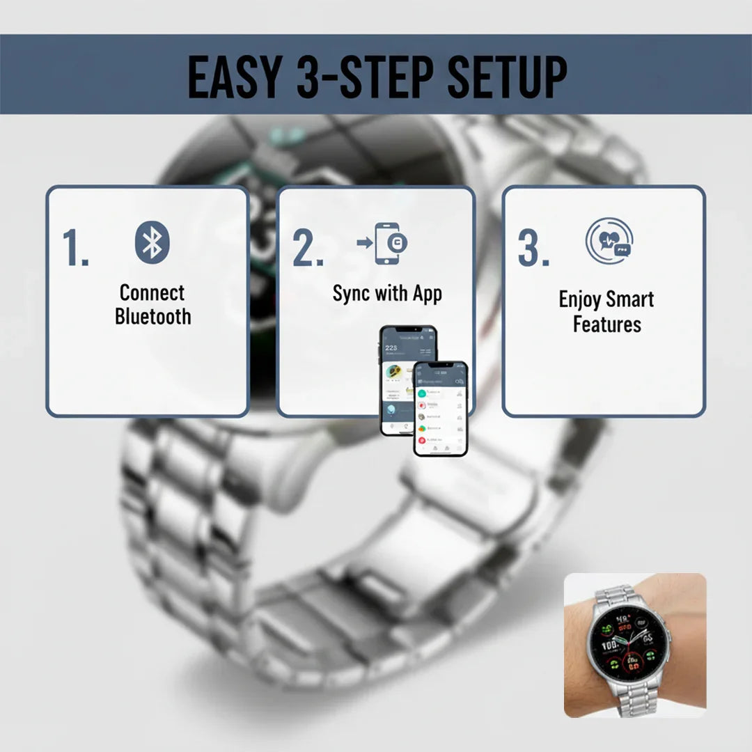 Smartwatch - Fitness-Tracking - Benachrichtigungsanzeige