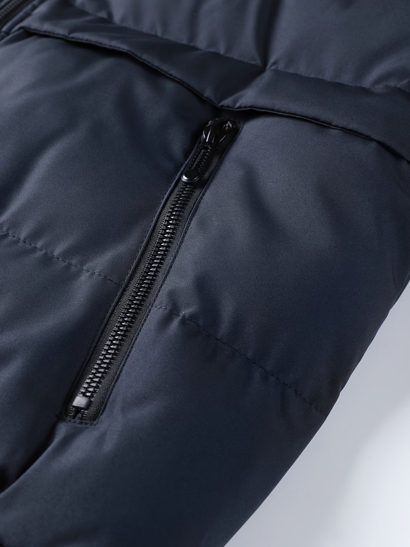 Veste d'hiver pour hommes avec capuche – Veste robuste et longue pour les températures plus humides