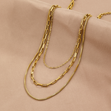 Yelena - Layered Chain Necklace — made with care and attention to detail. Yelena - Layered Chain Necklace — made with care and attention to detail.