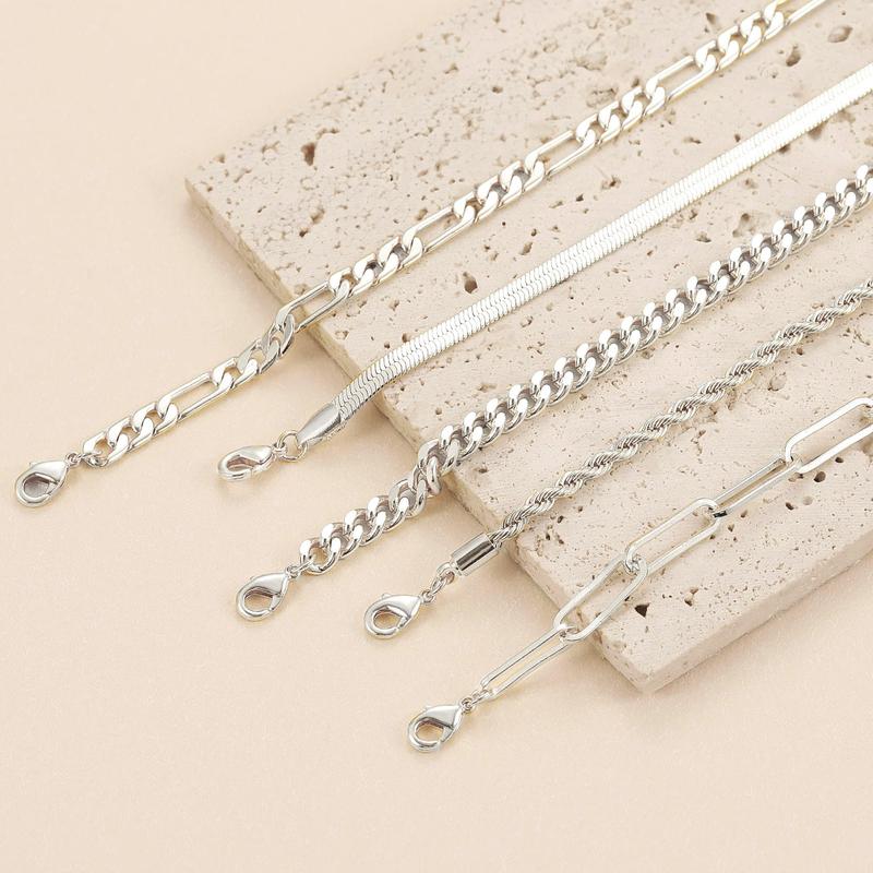 Liora - 5pc Classic Bracelet Set Silver — perfect for those who value comfort and design. Liora - 5pc Classic Bracelet Set Silver — perfect for those who value comfort and design.