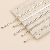 Liora - 5pc Classic Bracelet Set Silver — perfect for those who value comfort and design. Liora - 5pc Classic Bracelet Set Silver — perfect for those who value comfort and design.