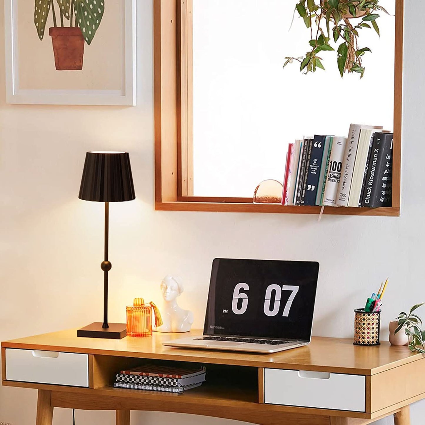 Lampe de table LED à intensité variable avec commande tactile et luminosité réglable