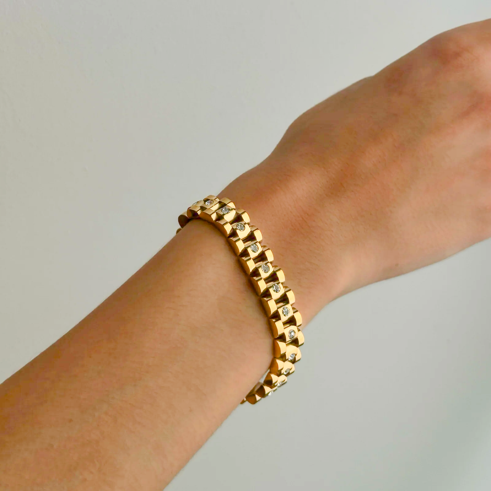 Kate - Watchband Bracelet — made with care and attention to detail. Kate - Watchband Bracelet — made with care and attention to detail.