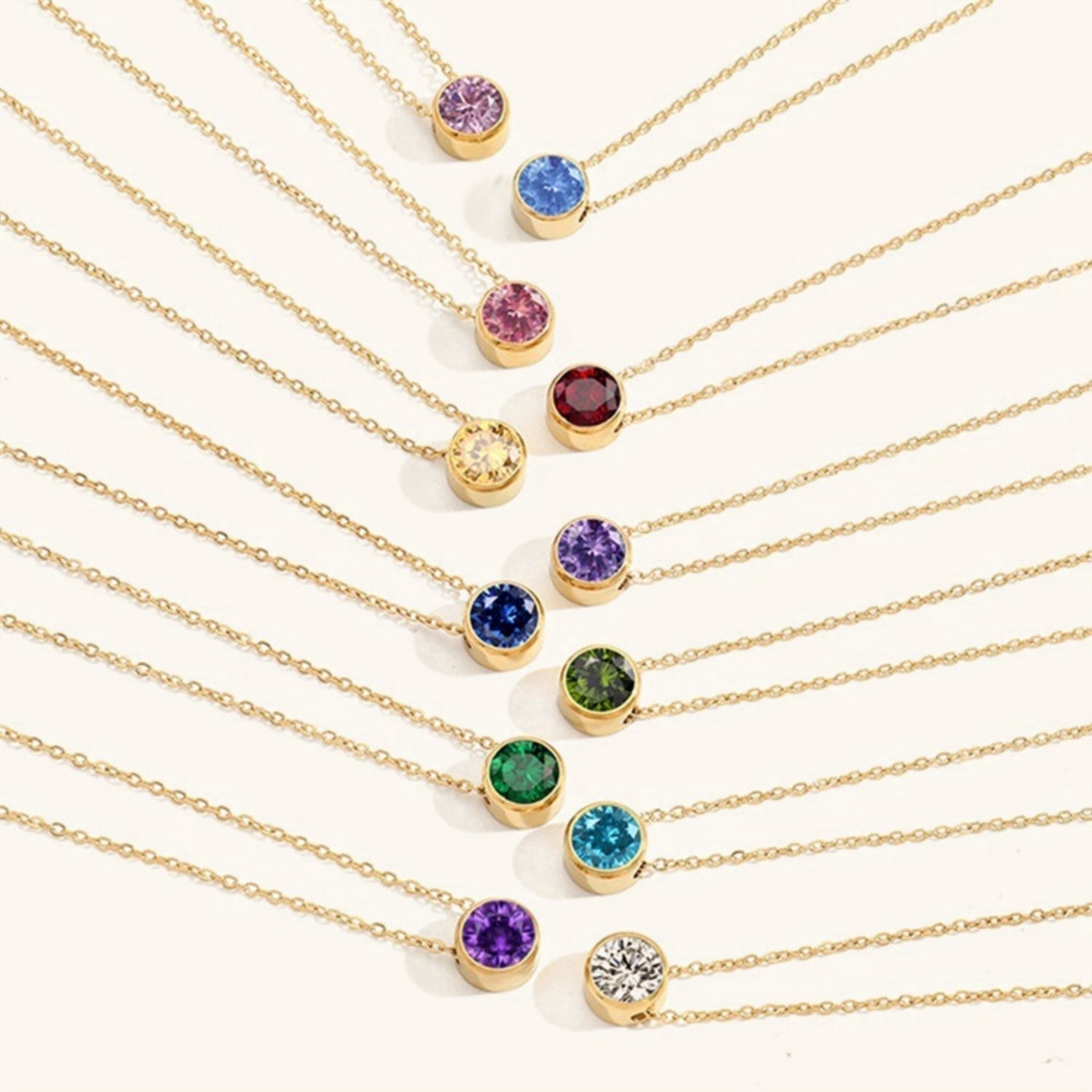 Giselle - Birthstone Necklace — perfect for those who value comfort and design. Giselle - Birthstone Necklace — perfect for those who value comfort and design.