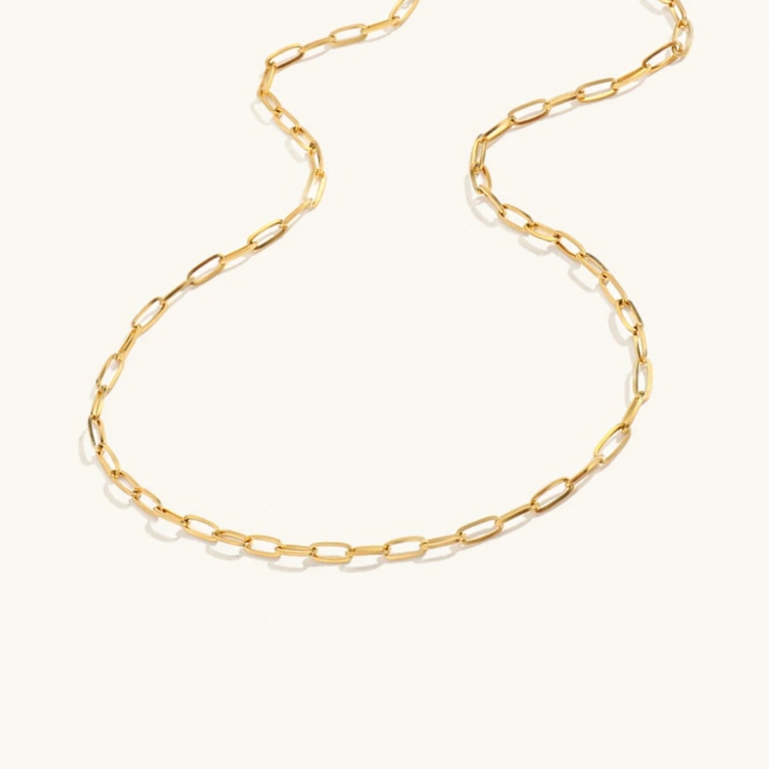 Esther - Chain Loops Necklace — made with care and attention to detail. Esther - Chain Loops Necklace — made with care and attention to detail.