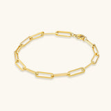 Freya - Elegant Paperclip Bracelet — bringing modern charm to your space. Freya - Elegant Paperclip Bracelet — bringing modern charm to your space.