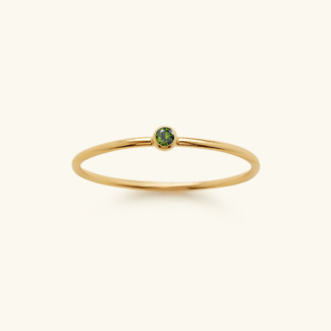 Briony - Birthstone Stacker Ring — made with care and attention to detail. Briony - Birthstone Stacker Ring — made with care and attention to detail.