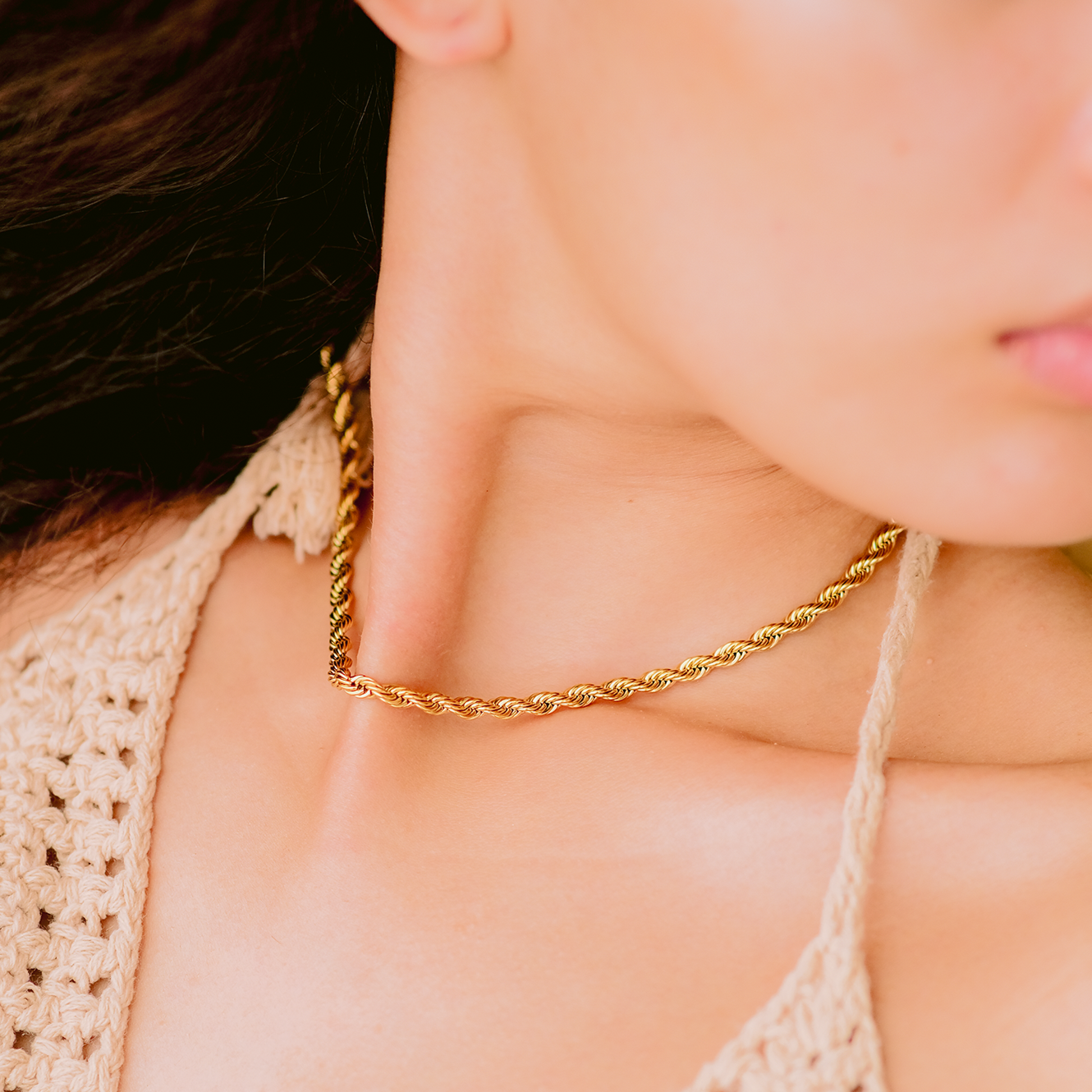 Alina - Rope Chain Necklace — designed to inspire your lifestyle. Alina - Rope Chain Necklace — designed to inspire your lifestyle.