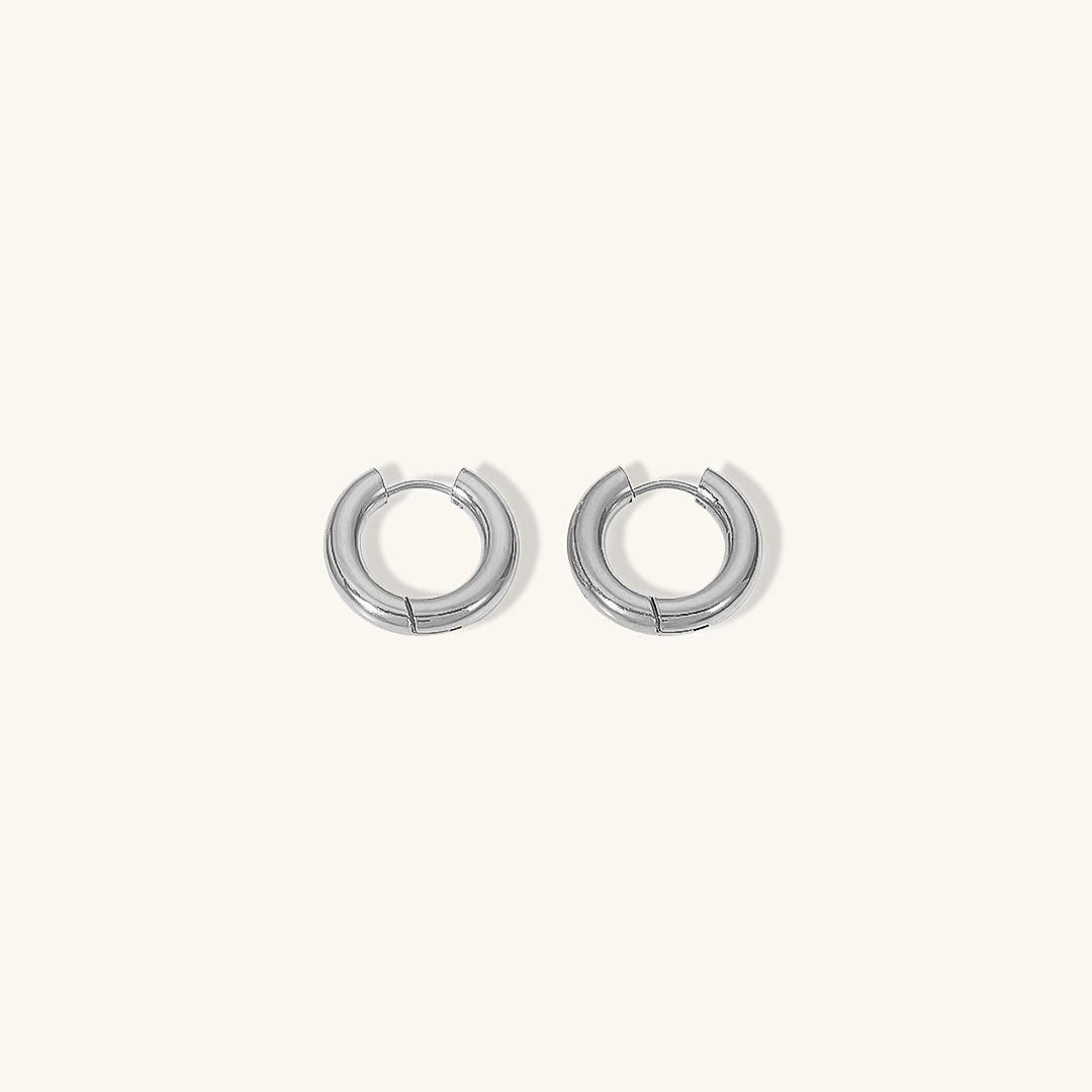 Annette - Round Hoop Earrings — perfect for those who value comfort and design.