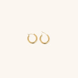 Eloise - Wide Round Hoops — made with care and attention to detail. Eloise - Wide Round Hoops — made with care and attention to detail.