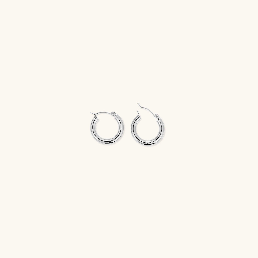 Eloise - Wide Round Hoops — made with care and attention to detail. Eloise - Wide Round Hoops — made with care and attention to detail.