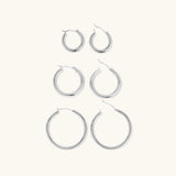 Eloise - Wide Round Hoops — made with care and attention to detail. Eloise - Wide Round Hoops — made with care and attention to detail.