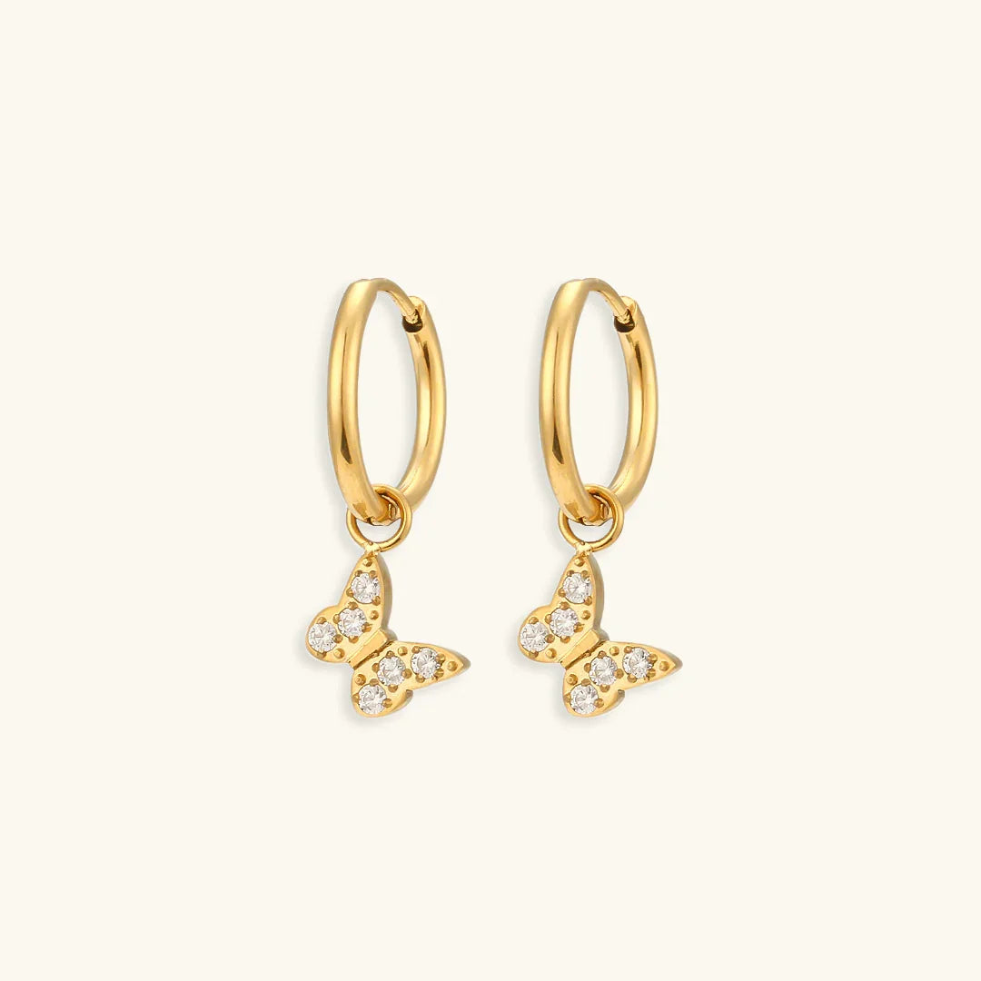 Renee - Gold Earrings — made with care and attention to detail. Renee - Gold Earrings — made with care and attention to detail.