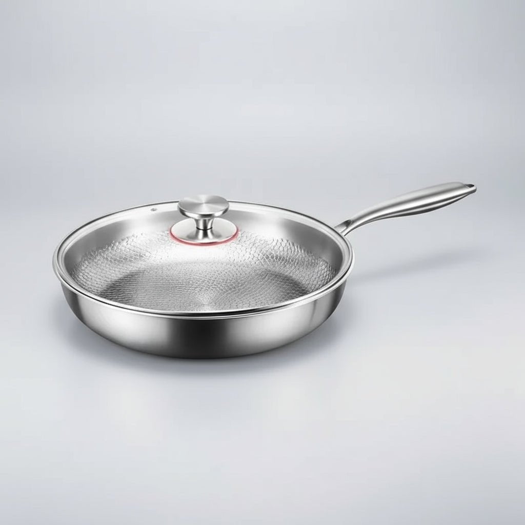 COOKVION – Titan gehämmerte Antihaft-Bratpfanne für Induktionskochfelder und moderne Küchen