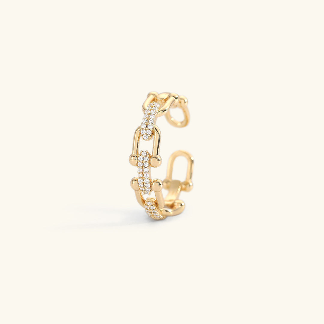 Sophie - Crystal Gold Ring — crafted for everyday quality. Sophie - Crystal Gold Ring — crafted for everyday quality.
