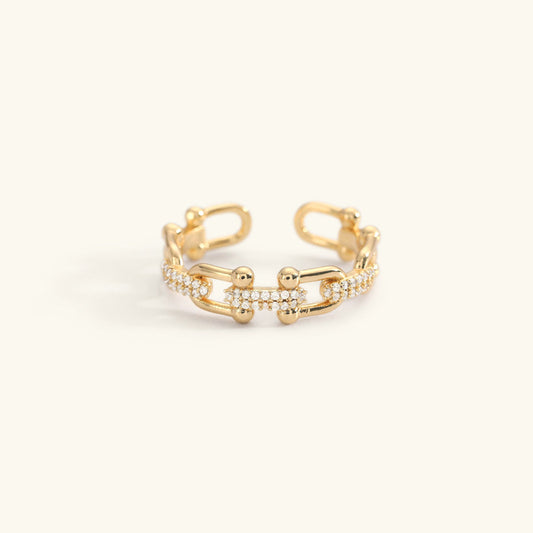 Sophie - Crystal Gold Ring — crafted for everyday quality.