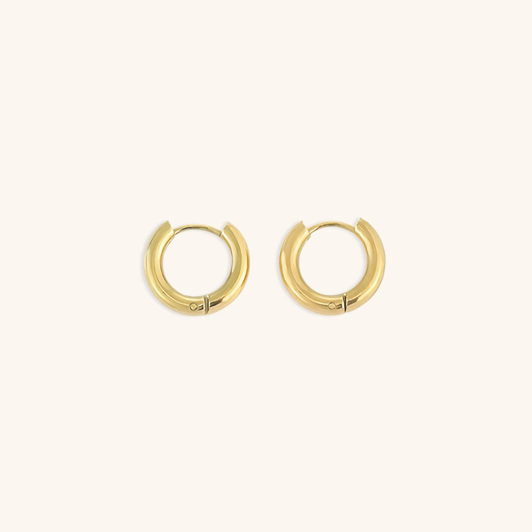 Bea - Classic Round Hoop Earrings — perfect for those who value comfort and design. Bea - Classic Round Hoop Earrings — perfect for those who value comfort and design.
