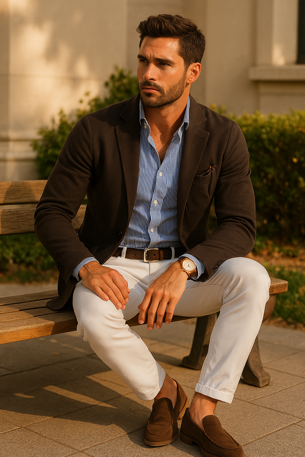 Stylischer Blazer für Herren mit lässigen Knopf-Taschen & Reverskragen – Elegant & Vielseitig