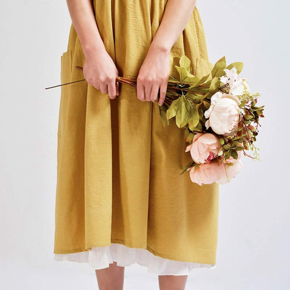 Kreuzrücken-Schürze mit Taschen