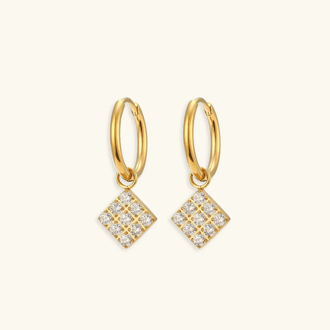 Renee - Gold Earrings — made with care and attention to detail. Renee - Gold Earrings — made with care and attention to detail.