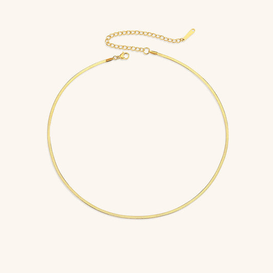 Flora - Bold Herringbone Necklace — bringing modern charm to your space.