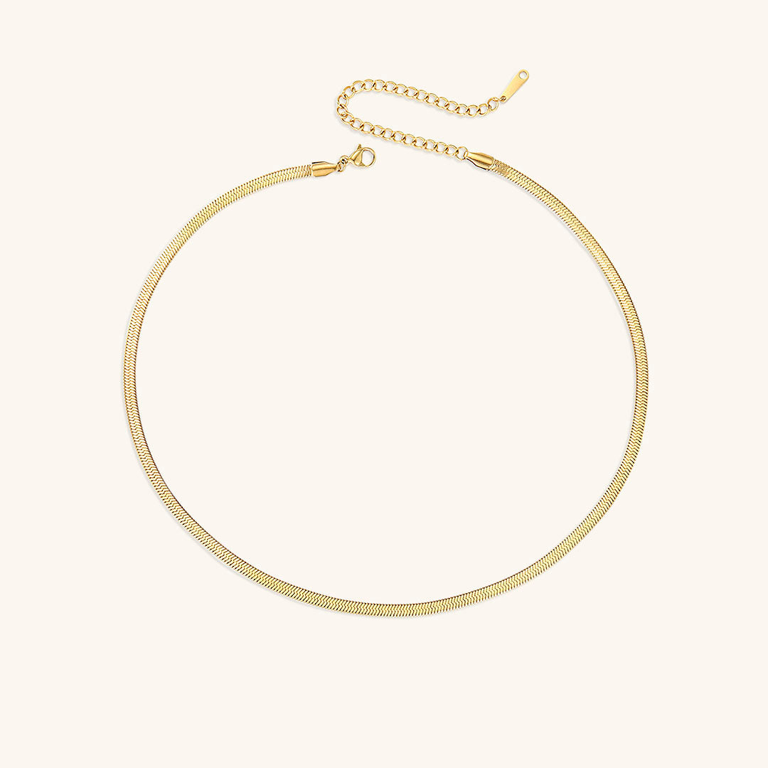 Flora - Bold Herringbone Necklace — bringing modern charm to your space. Flora - Bold Herringbone Necklace — bringing modern charm to your space.