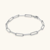 Freya - Elegant Paperclip Bracelet — bringing modern charm to your space. Freya - Elegant Paperclip Bracelet — bringing modern charm to your space.