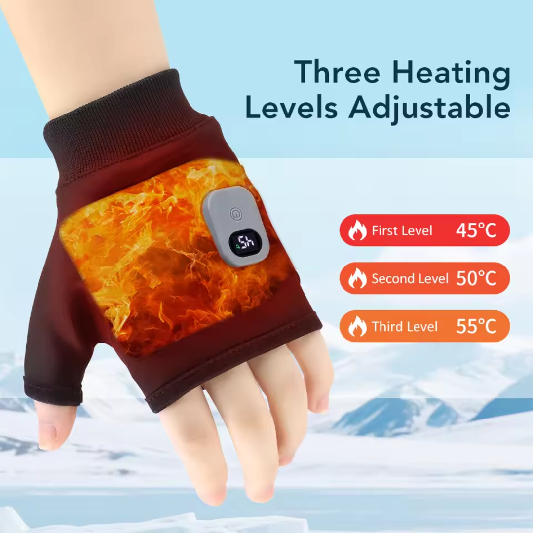Elektrisch beheizte Handschuhe für Unisex | Touchscreen