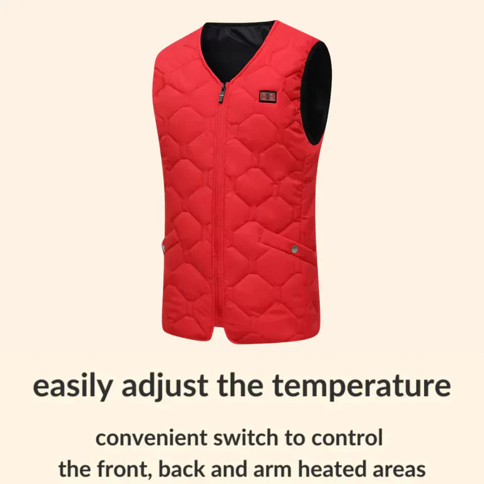 Elektrisch beheizter Bodywarmer - HeatCore - Doppelsteuerung - USB Aufladung