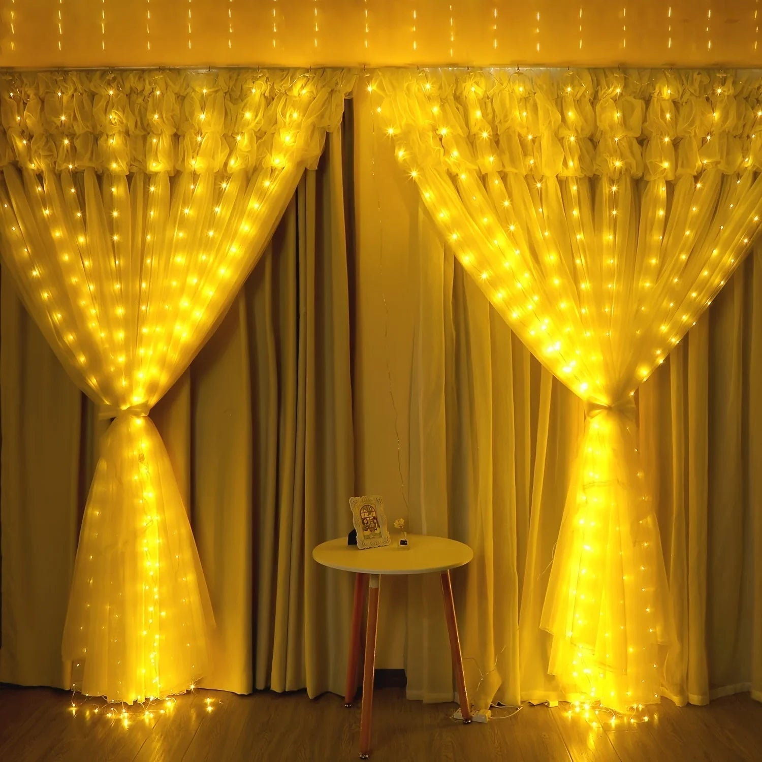 Feenlichtvorhang - USB LED - Fernbedienung