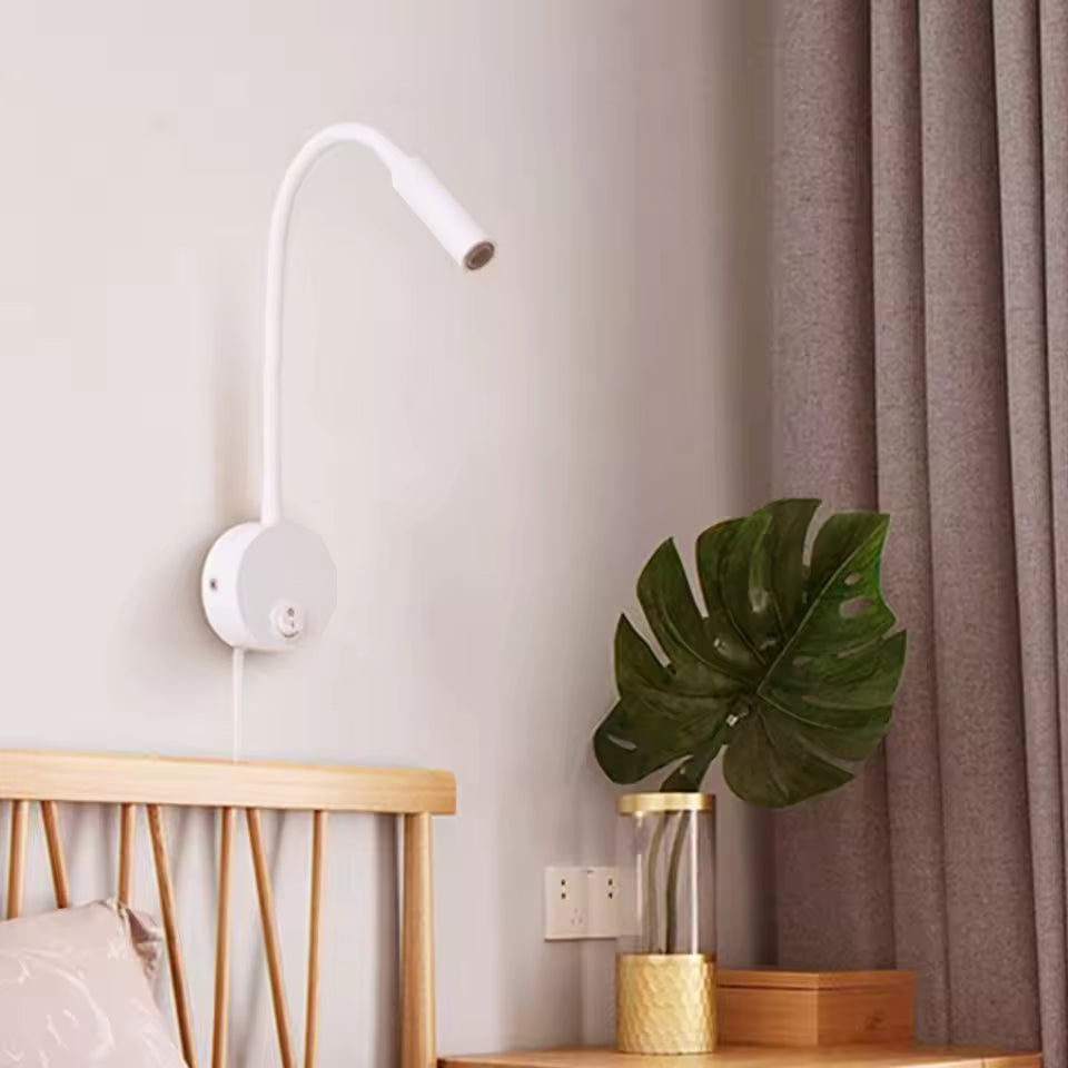 Adjustable 360° LED Wall Reading Light with Switch – Ceiling Light