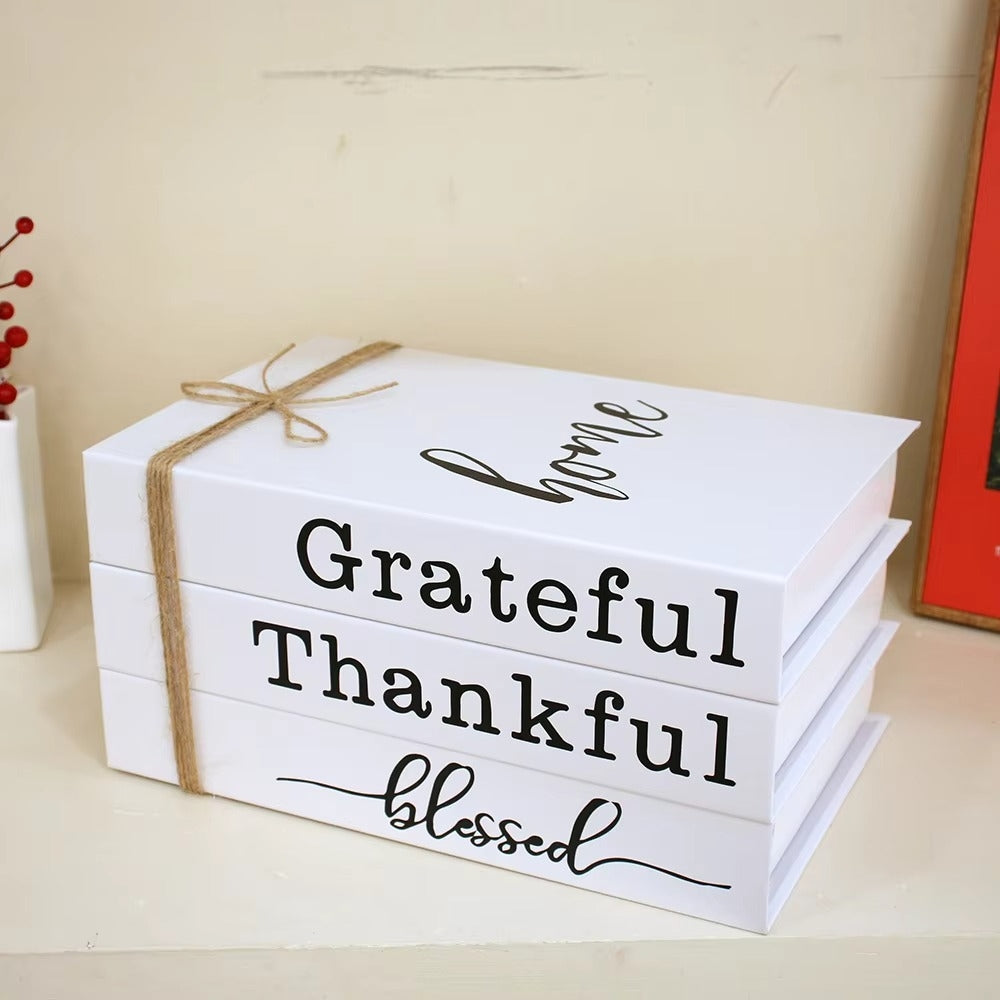 Décoration de pile de livres inspirants pour la maison, le bureau et le salon