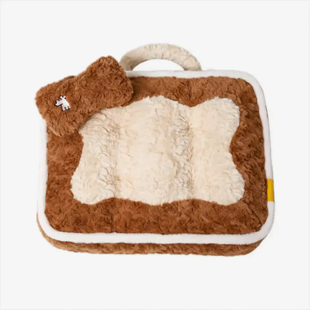 Coussin de couchage moelleux et coloré pour chien - Coussin confortable pour animaux