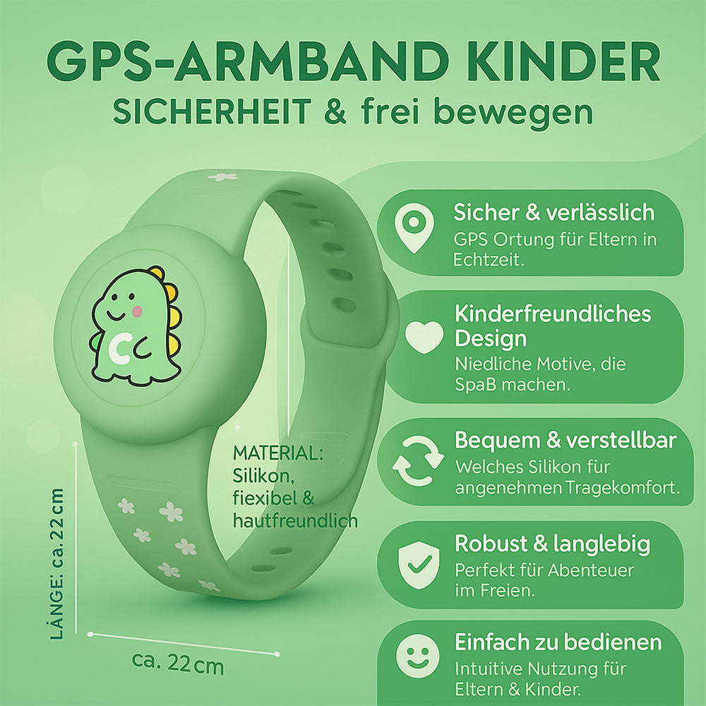 GPS Tracker Kinder Armband Standort Silikon