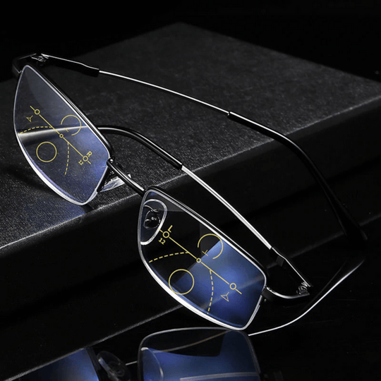 Intelligente Gleitsichtbrille | ARNO-Linsentechnologie | Photochrome Anpassung | Blaulicht-Filter & UV400 | Anti-Reflex-Beschichtung | Multifokal