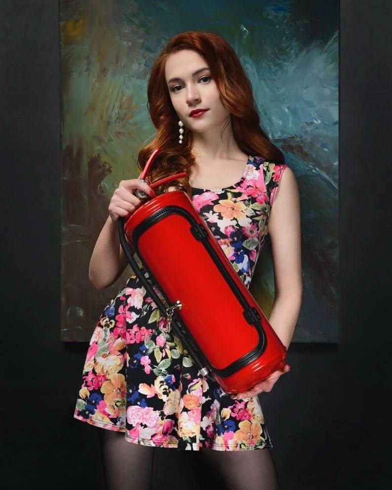 Versteckte FireBar – Versteckte Mini-Bar im Design eines Feuerlöschers für stilvolle Getränkespeicherung