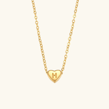 Juliette - Heart Initial Gold Necklace — crafted for everyday quality. Juliette - Heart Initial Gold Necklace — crafted for everyday quality.