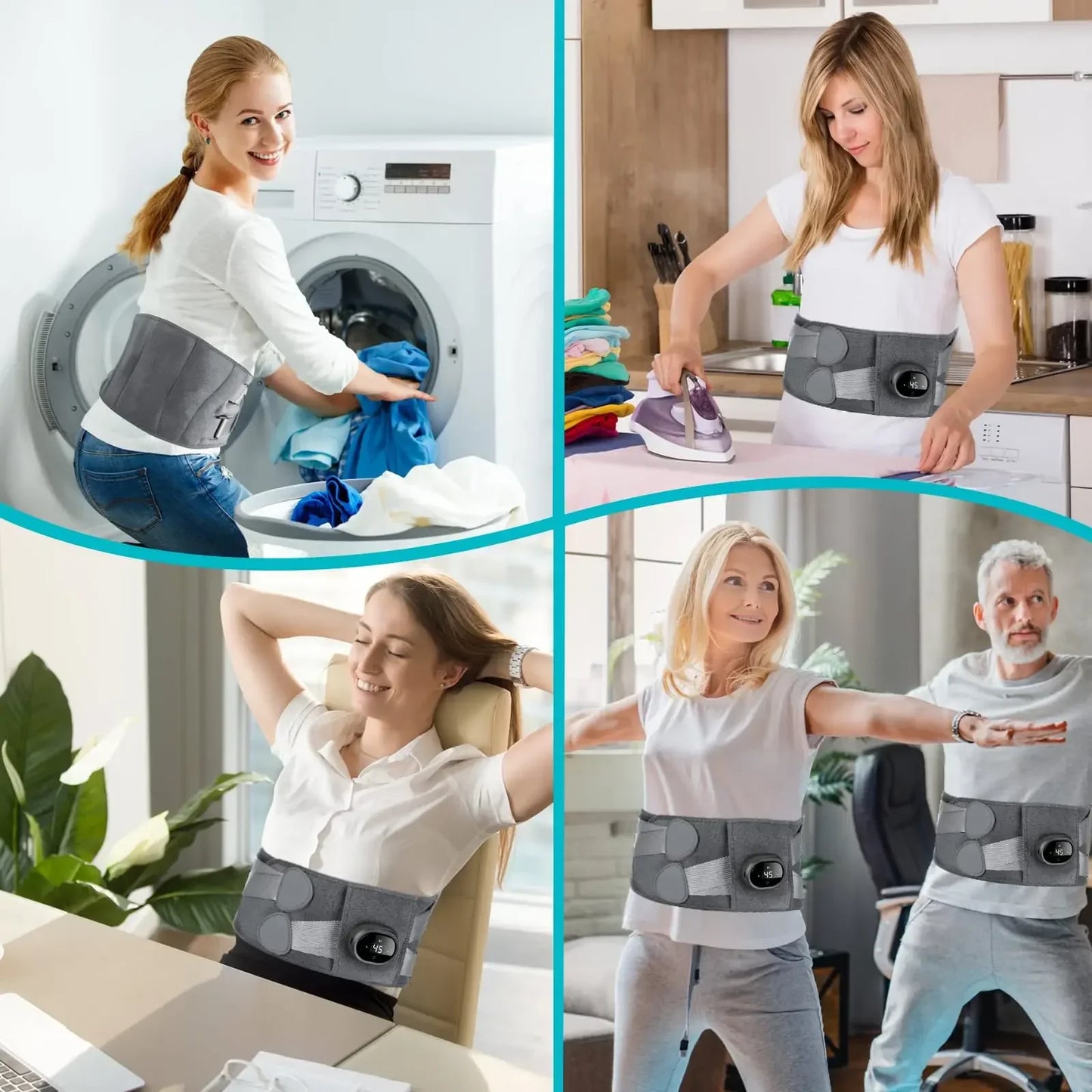 Heizkissen - Unterer Rücken - Appareil de massage par vibrations