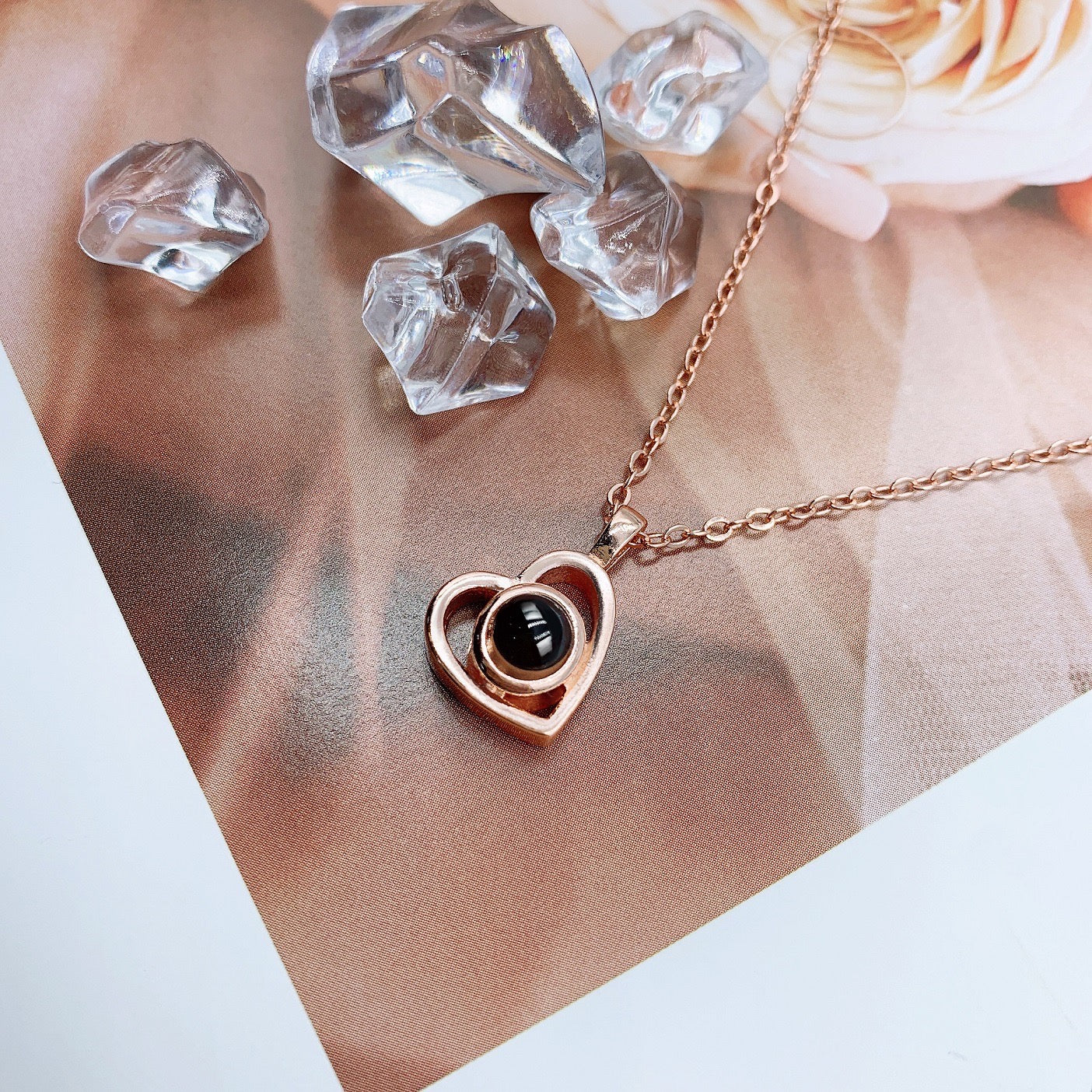 Mini Heart Projection Necklace — designed to inspire your lifestyle. Mini Heart Projection Necklace — designed to inspire your lifestyle.