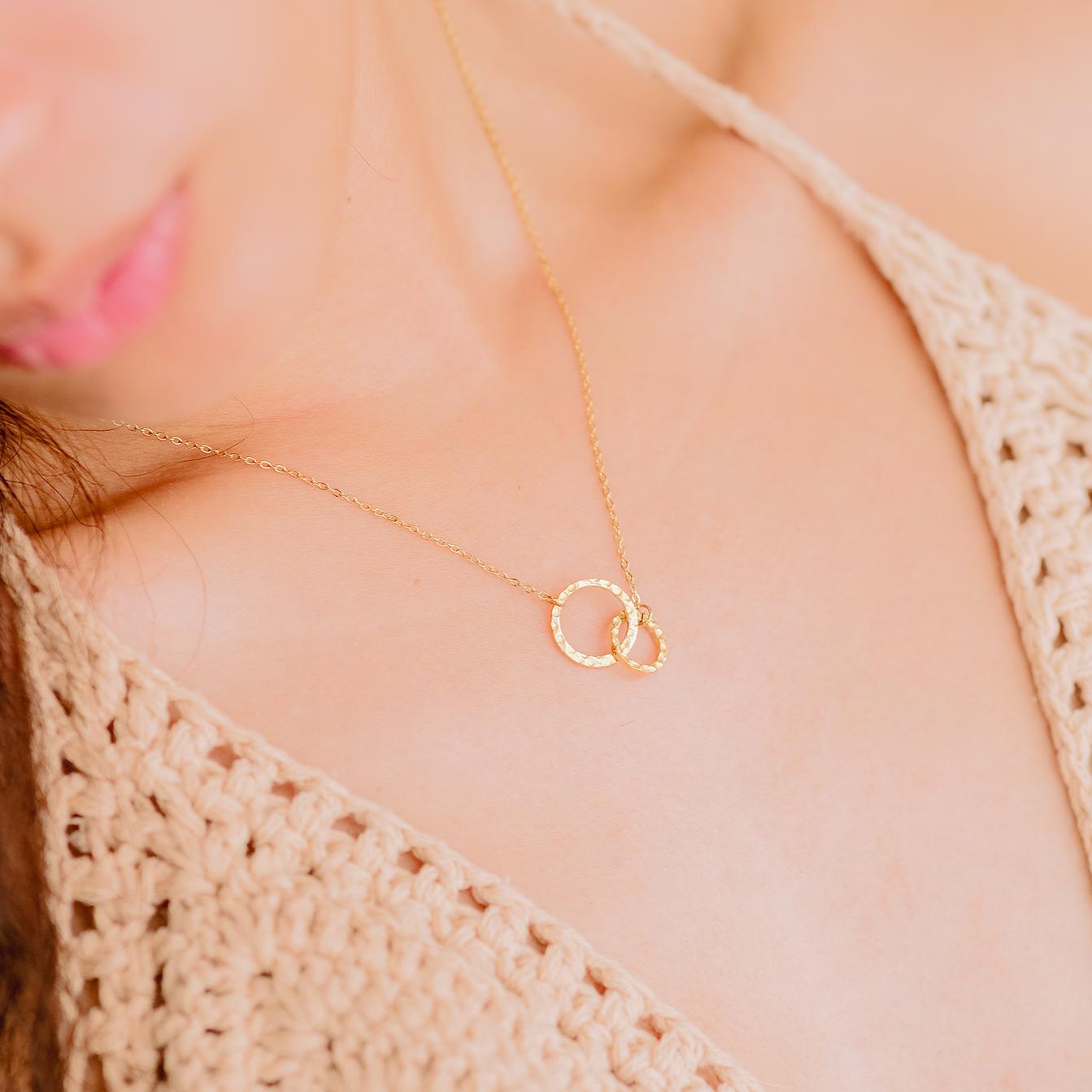 Esme - Classic Hoop Necklace — bringing modern charm to your space. Esme - Classic Hoop Necklace — bringing modern charm to your space.